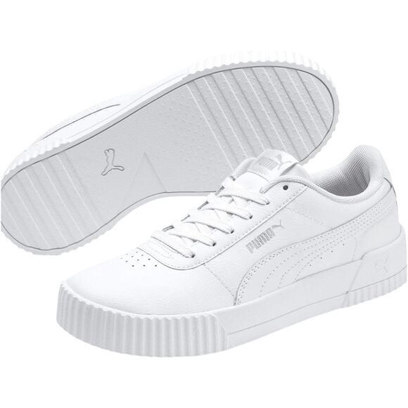 PUMA Carina Leather Sneaker, MISMATCHED SIZING Left 9 / Right 8.5 New with Tag - Picture 13 of 15